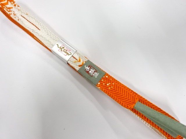 未使用品　正絹　手組帯締め